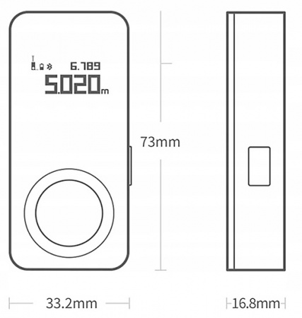Купить Xiaomi HOTO Smart Laser Measure QWCJY001