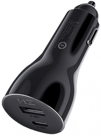 Купить Xiaomi ZMI Metal Car Charger 45W Dual Port USB/Type-C (AP721)