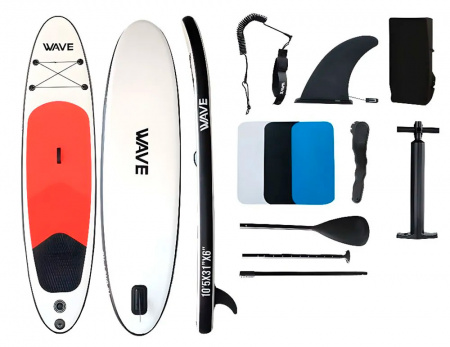 Купить Kesser Inflatable SUP Board 320*78*15 Wave White-Red