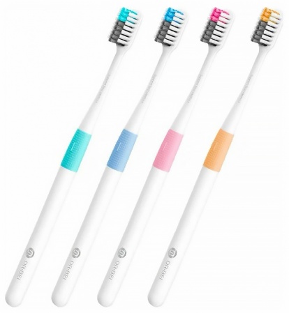Купить Xiaomi Dr. Bei Bass Method Toothbrush Multicolor (4 шт)