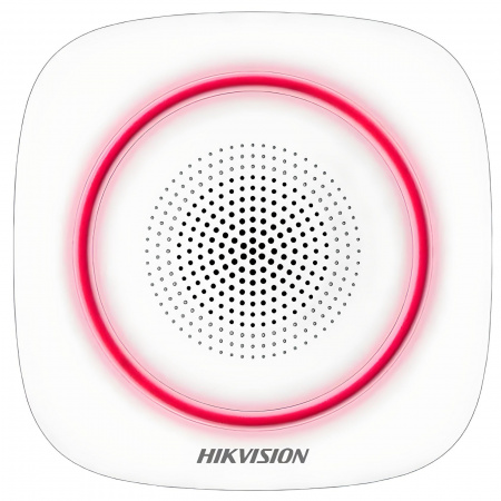 Купить Hikvision DS-PS1-II-WE Red Indicator Беспроводной внутренний SIP-оповещатель
