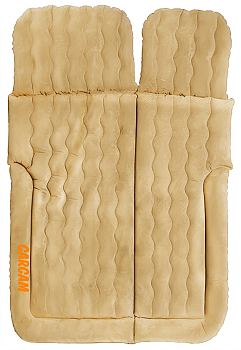 Купить CARCAM Inflatable Auto Airbed, Two Pillows, Auto Air Pump, Repair Kit, 175x155 cm. (CCMTE134) Brown