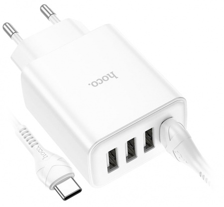 Купить Hoco C102A 4USB 2.1A QC3.0