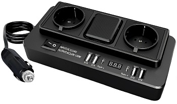 Купить CARCAM IN-CAR Intelligent Car Power Inverter 150W (M1668)