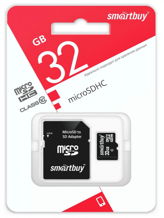 Купить SmartBuy 32GB microSDHC Class10