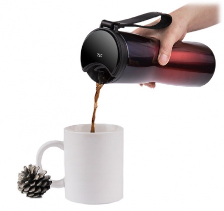 Купить Xiaomi Kiss Kiss Fish Moka Smart Cup Oled 430ml Red Blue