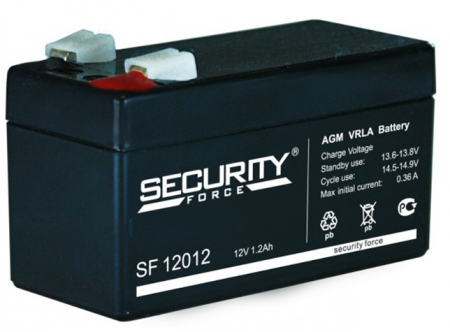 Купить Аккумулятор 1.2А/12В