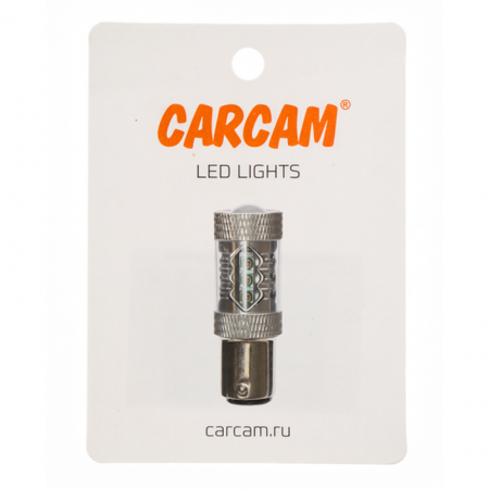 Купить CARCAM PY21/5W-1157-80W красный свет