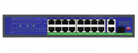 Купить CARCAM Standard 16+2+1 Uplink Gigabit AI PoE Switch (ССF1621GBLC)