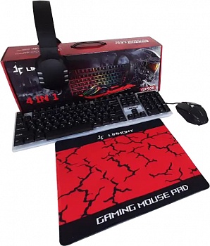 Купить Linmony GF500 4in1 Gaming Combo  (Mouse + Keyboard + Headset + Mouse pad) 