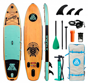 Купить Tourus Inflatable SUP Board 335x84x15cm Green and Wood, TS-WG01