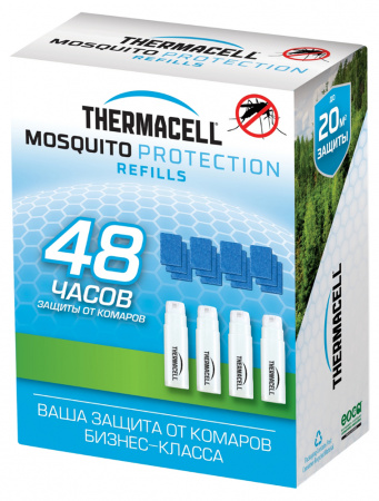 Купить Набор запасной Thermacell Refills MR 400-12 (4 газовых картриджа + 12 пластин)