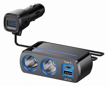 Купить Shunwei 2 Hole Car Cigarette Lighter With Fast Charger (SD-1928D)