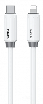 Купить Wekome Fast Data Cable Type-C to Lighting 30W (WDC-29) White