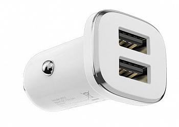 Купить Borofone BZ12 АЗУ 2USB 2.4A Белый