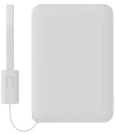 Купить Xiaomi Ultra-thin Power Bank with Built-in Cable 5000W 22.5W (PB0522S) Ice Porcelain White