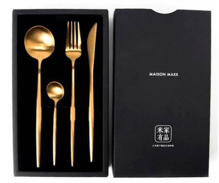 Купить Xiaomi Maison Maxx Modern Flatware Set Gold