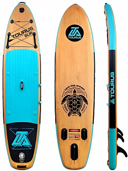 Купить Tourus Inflatable SUP Board 335x84x15cm Blue and Wood, TS-002S