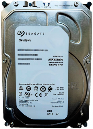 Купить Seagate SkyHawk HDD 8TB, SATA III, 3.5" (ST8000HKVS002)