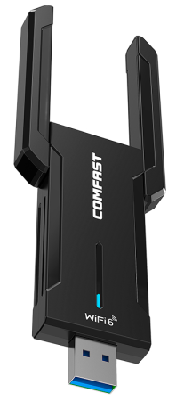 Купить COMFAST WiFi6 USB Wireless Adapter 5374Mbps (CF-972AX)