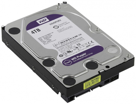 Купить WD Purple WD40PURZ, 4ТБ, HDD, SATA III, 3.5"