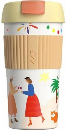 Купить Xiaomi Kiss Kiss Fish Rainbow Cartoon 490ml Orange White