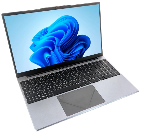 Купить 15.6" Notebook Intel N5095 2.0 GHz, RAM 16GB, SSD 512GB, WiFi, Bluetooth, Silver , Black Keyboard Ru