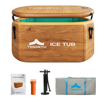 Купить Tonorth Inflatable Ice Tub 136x76x62cm 460L (TS-MCP02) Wood