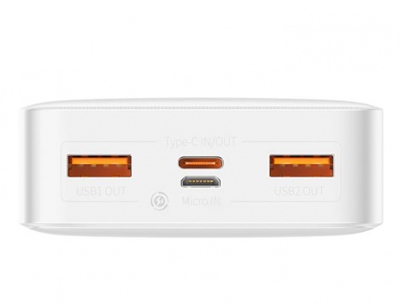 Купить Baseus Bipow Digital Display 20000mAh 20W White (PPDML-M02)