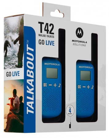 Купить Motorola Talkabout T42 Twin Blue