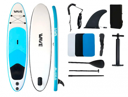 Купить Kesser Inflatable SUP Board 320*78*15 Wave White/Blue