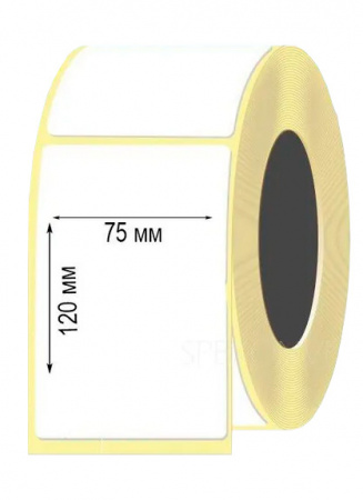Купить Xprinter Thermal Label Sticker Roll Eco, 75x120mm, втулка 40мм, 300шт