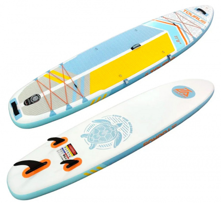 Купить Tourus Inflatable SUP Board 350×86×15cm White and Blue, TS-CA01