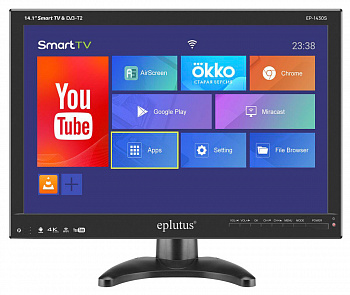 Купить Eplutus 14.1" LED Android Smart TV EP-1430S