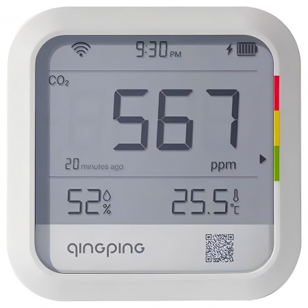 Купить Xiaomi Qingping CO2 and Thermo-Hygrometer (CGP22C)