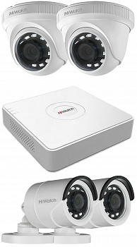 Купить HiWatch KIT 2 C4M2