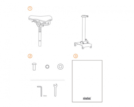 Купить Сиденье для электросамоката Ninebot/Mijia