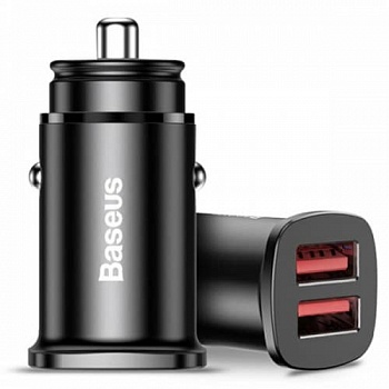 Купить Baseus Car Charger 30W Dual QC3.0 Black (CCALL-DS01)