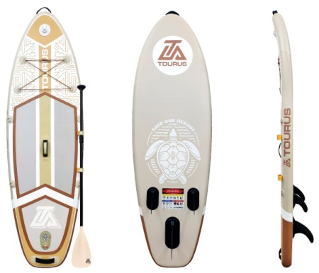 Купить Tourus Inflatable SUP Board 244×76×10cm Brown and White, TS-JC01