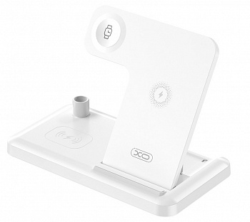 Купить XO 4-in-1 Foldable Wireless Charging Holder (XO-WX033) White