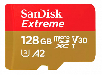 Купить SanDisk Extreme 128GB microSDXC UHS-I (SDSQXAA-128G-GN6MN)