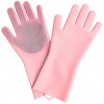 Купить Xiaomi Silicone Cleaning Glove Pink (HH674)