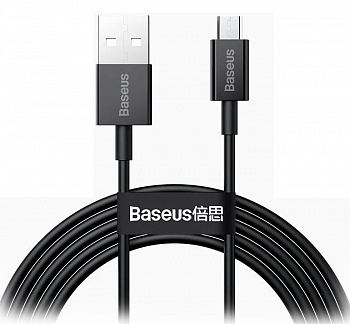 Купить Baseus Superior Series Fast Charging, USB - MicroUSB, 2А, 2 м, Black (CAMYS-A01)