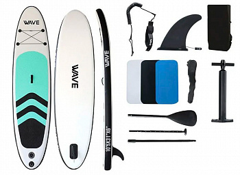 Купить Kesser Inflatable SUP Board 320*78*15 Wave White/Light-green