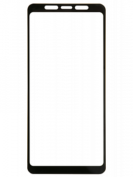 Купить Защитное стекло для Samsung J6 Plus (2018) с рамкой 9H Full Glue без упаковки