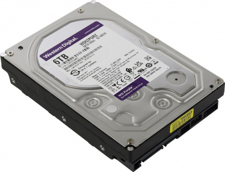 Купить WD Purple WD62PURZ, 6ТБ, HDD, SATA III, 3.5"