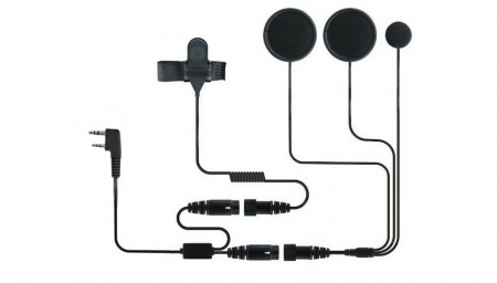 Купить BAOFENG Helmet Kit Full Face Motorcycle Headset Earpiece Mic, 2 Pin M-plug