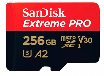 Купить SanDisk Extreme Pro 256GB microSDXC UHS-I with Adapter (SDSQXCD-256G-GN6MA)