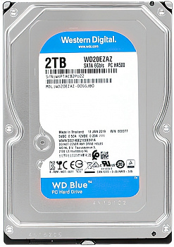 Купить WD Blue WD20EZAZ, 2ТБ, HDD, SATA III, 3.5"