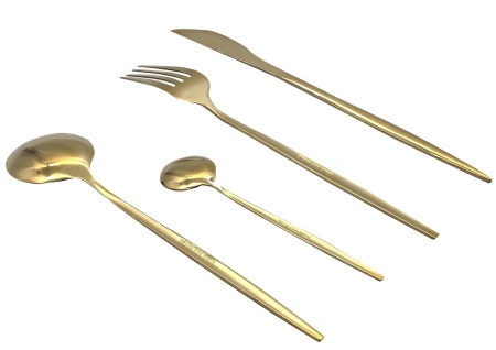 Купить Xiaomi Maison Maxx Modern Flatware Set Gold
